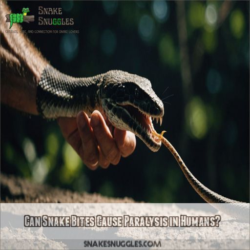 Can Snake Bites Cause Paralysis in Humans