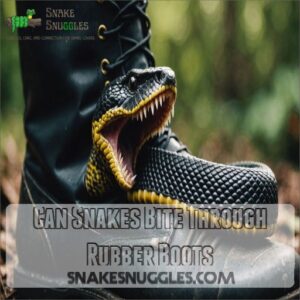 Can Snakes Bite Through Rubber Boots