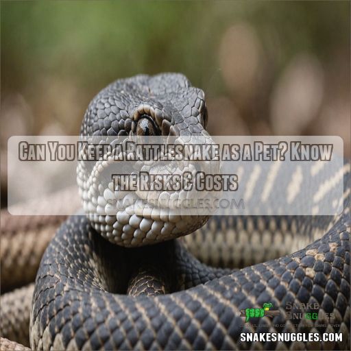 can you keep a rattlesnake as a pet