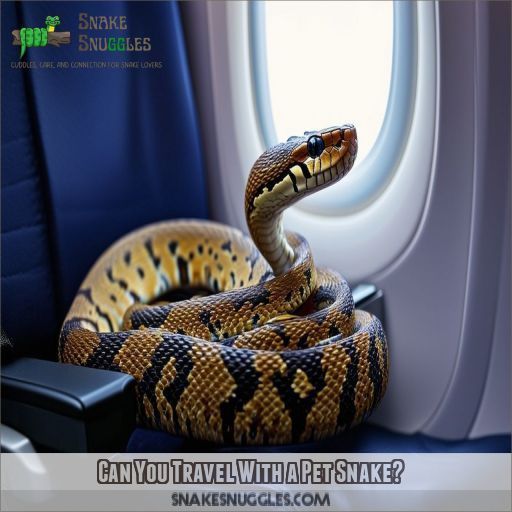 Can You Travel With a Pet Snake