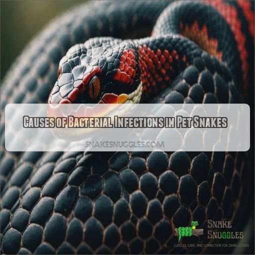 Causes of Bacterial Infections in Pet Snakes