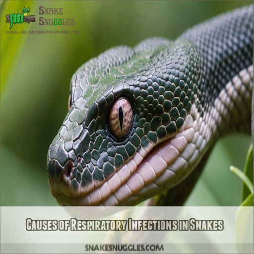 Causes of Respiratory Infections in Snakes