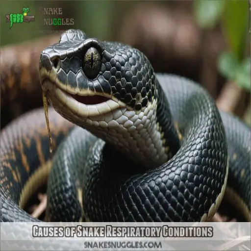 Causes of Snake Respiratory Conditions