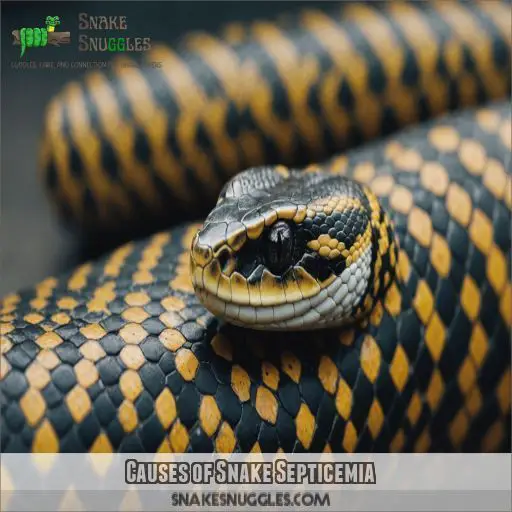 Causes of Snake Septicemia