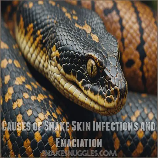 Causes of Snake Skin Infections and Emaciation