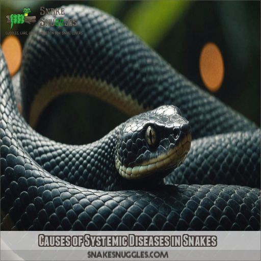 Causes of Systemic Diseases in Snakes