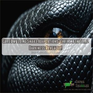 Cave dwelling snake adaptations darkness