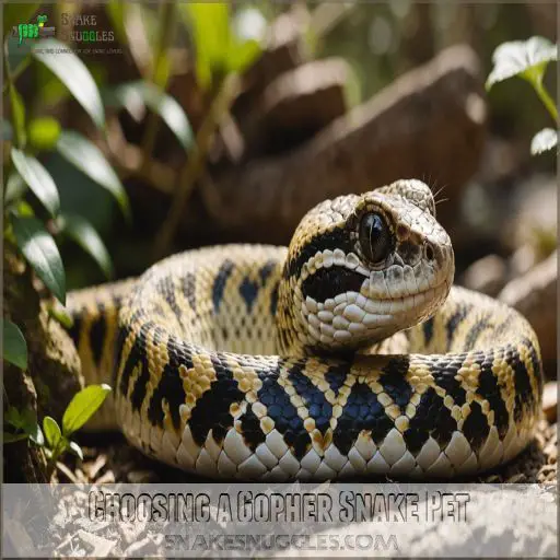 Choosing a Gopher Snake Pet