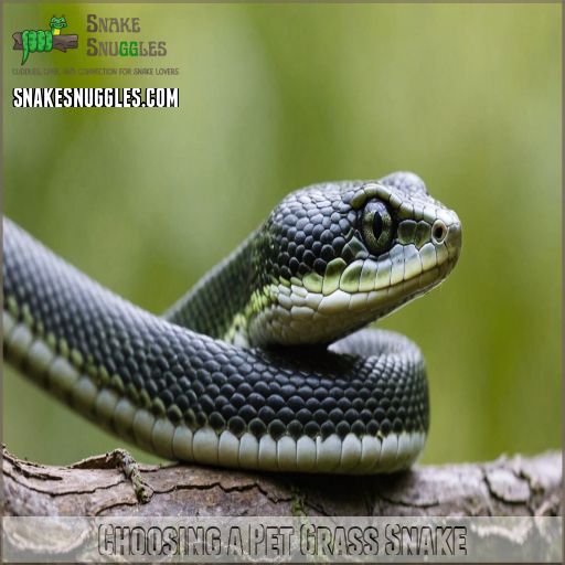 Choosing a Pet Grass Snake