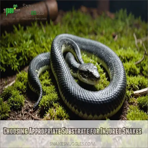 Choosing Appropriate Substrate for Injured Snakes