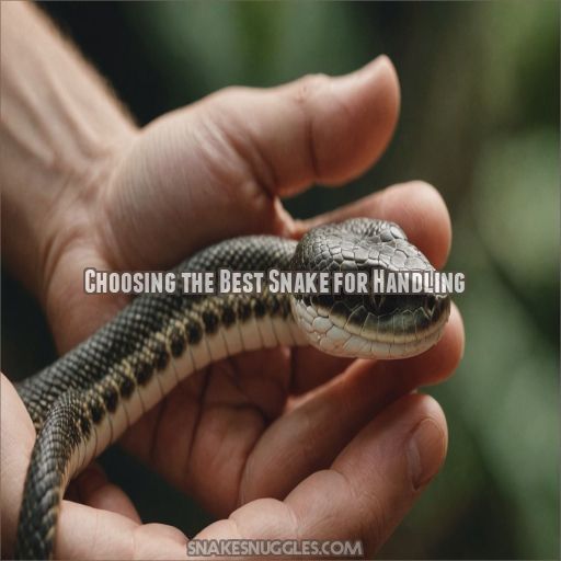 Choosing the Best Snake for Handling