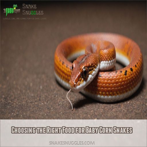 Choosing the Right Food for Baby Corn Snakes