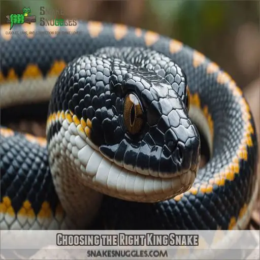 Choosing the Right King Snake