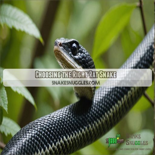 Choosing the Right Rat Snake