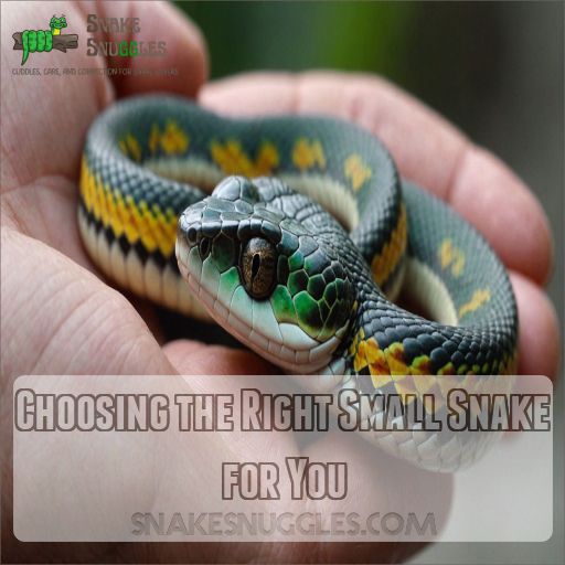 Choosing the Right Small Snake for You