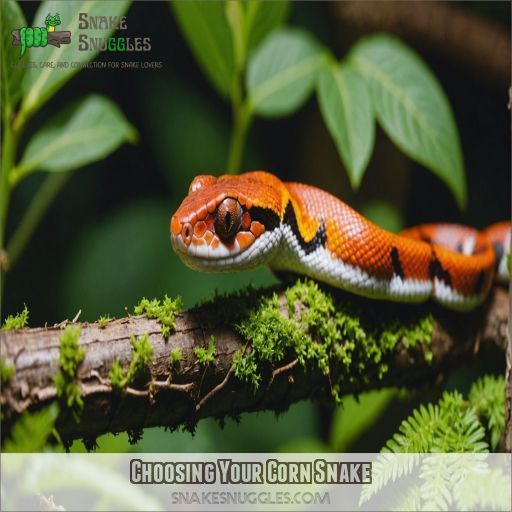 Choosing Your Corn Snake