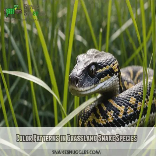 Color Patterns in Grassland Snake Species