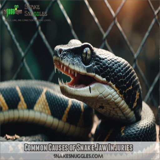 Common Causes of Snake Jaw Injuries