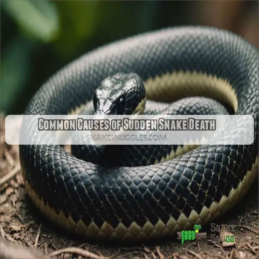 Common Causes of Sudden Snake Death