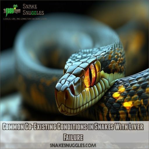 Common Co-Existing Conditions in Snakes With Liver Failure