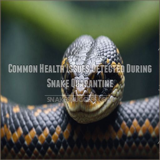 Common Health Issues Detected During Snake Quarantine