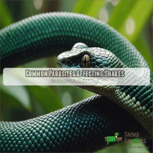 Common Parasites Affecting Snakes