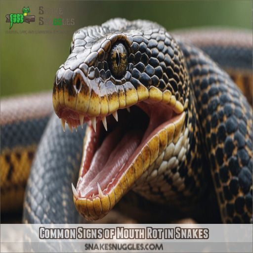 Common Signs of Mouth Rot in Snakes