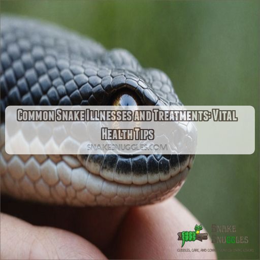 Common snake illnesses and treatments