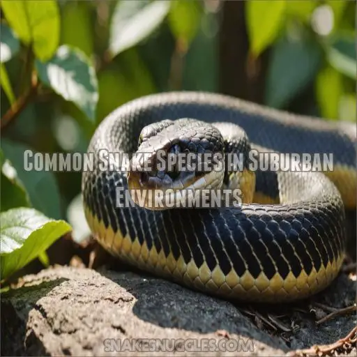 Common Snake Species in Suburban Environments