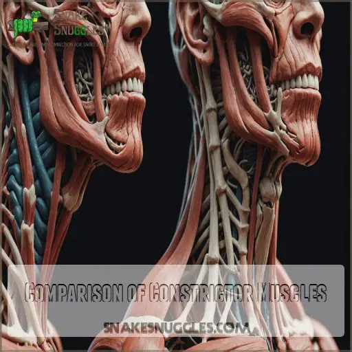 Comparison of Constrictor Muscles