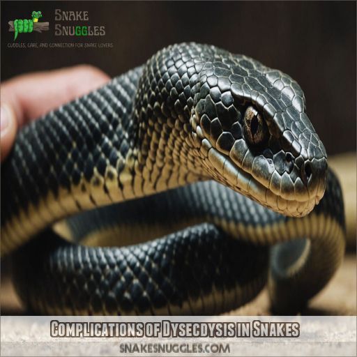 Complications of Dysecdysis in Snakes