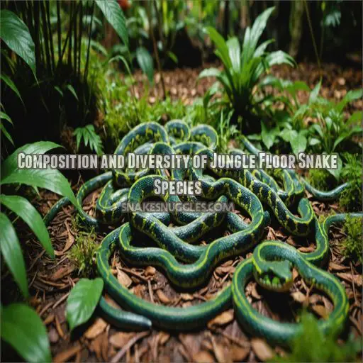 Composition and Diversity of Jungle Floor Snake Species