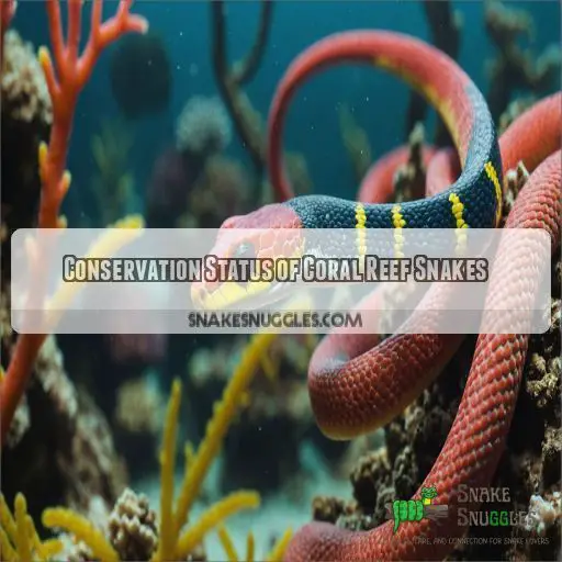 Conservation Status of Coral Reef Snakes