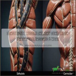 Constrictor muscle anatomy comparison