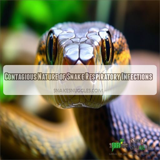 Contagious Nature of Snake Respiratory Infections