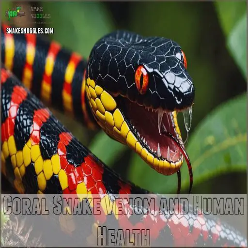 Coral Snake Venom and Human Health