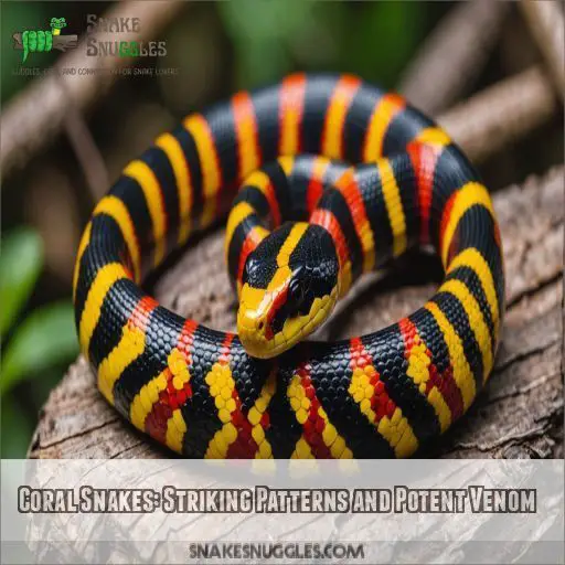 Coral Snakes: Striking Patterns and Potent Venom