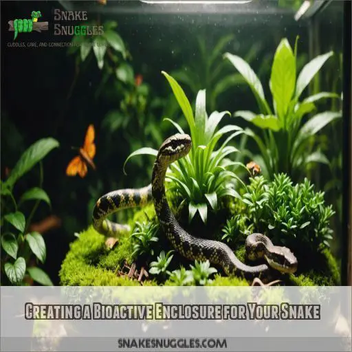 Creating a Bioactive Enclosure for Your Snake