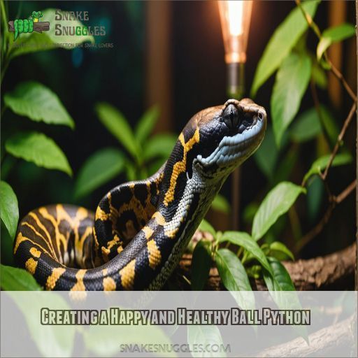 Creating a Happy and Healthy Ball Python