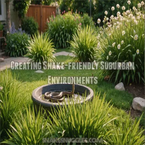 Creating Snake-friendly Suburban Environments