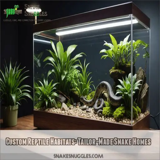 Custom Reptile Habitats: Tailor-Made Snake Homes