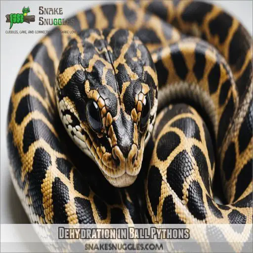 Dehydration in Ball Pythons