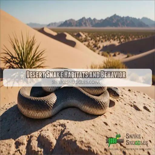 Desert Snake Habitats and Behavior