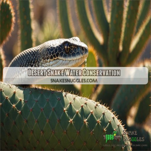 Desert Snake Water Conservation