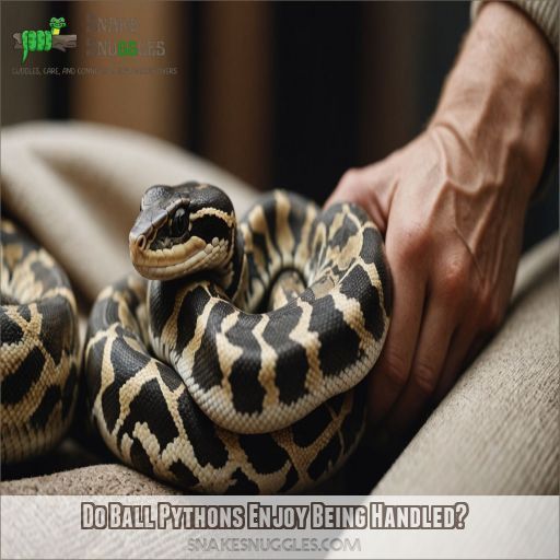 Do Ball Pythons Enjoy Being Handled