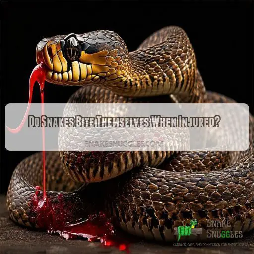 Do Snakes Bite Themselves When Injured