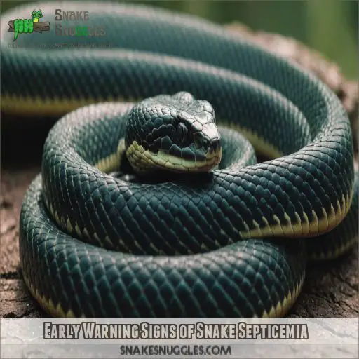 Early Warning Signs of Snake Septicemia