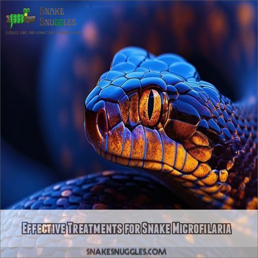 Effective Treatments for Snake Microfilaria