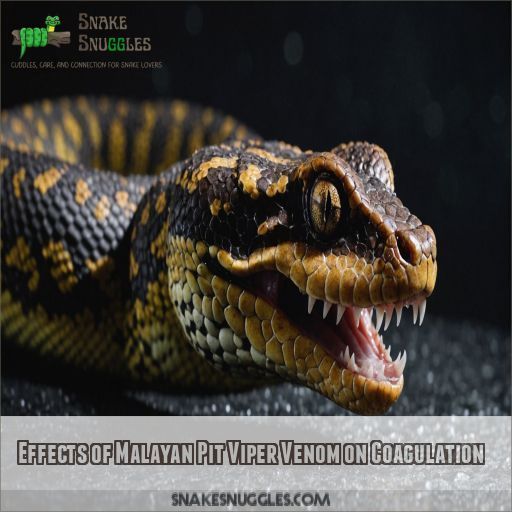 Effects of Malayan Pit Viper Venom on Coagulation