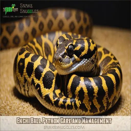 Enchi Ball Python Care and Management